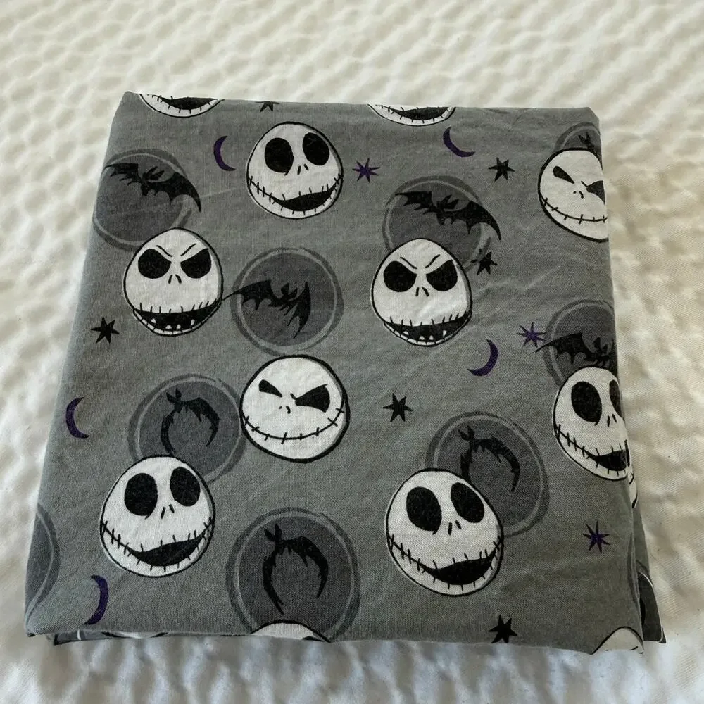 DISNEY Nightmare Before Christmas Jack Skellington Pillowcases Set Of 2 CottonN